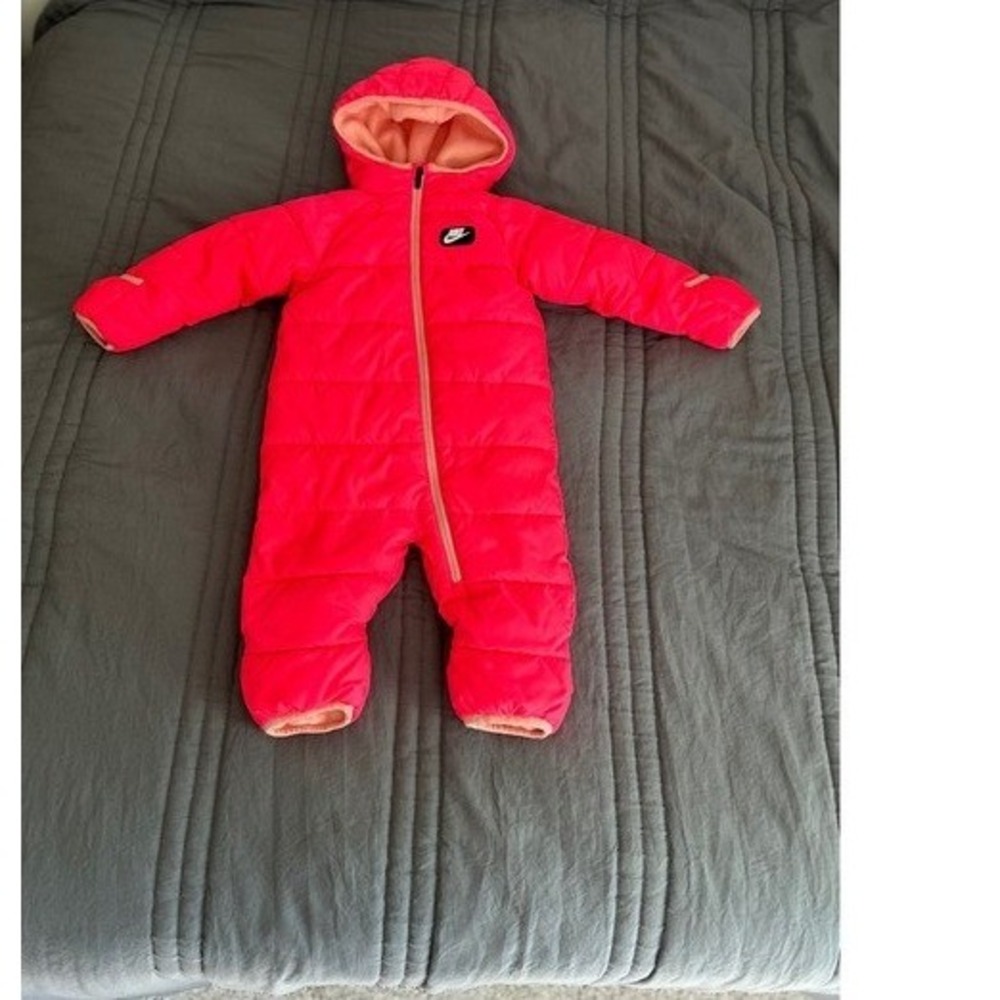 Nike Puffer Snowsuit Hot Pink Size Infant 18M